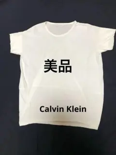 ［美品] Calvin Klein カルバンクライン　ホワイトTシャツ