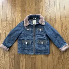 familiar ファミリア　ボアデニムジャケット　120cm