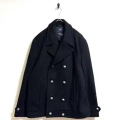 【GAP】ギャップOLD GAP オールドギャップ黒 ブラックピーコートMメンズ