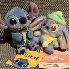 リロ&スティッチ マスコット2種 スティッチ①おともだちといっしょ②ミルキーボア