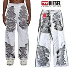 DIESELダメージスウェットパンツ　正規品