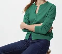 UNIQLO UVカットクルーネックカーディガン