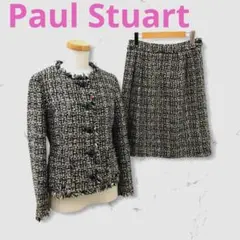 美品 ポールスチュアート ツイード スーツ セットアップ フォーマル サイズ4