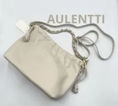 【WEB限定】AULENTTI/オウレンティ2WAY巾着チェーンハンドルバッグのサムネイル
