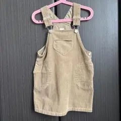 petit main コーデュロイ ジャンバースカート