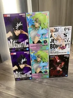 最新プライズフィギュア6点セットヒロアカ葉隠透　幽遊白書飛影　ボニー　シャンクス