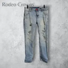 【RODEO CROWNS】　ダメージジーンズ　デニム　通年　テーパード　1のサムネイル