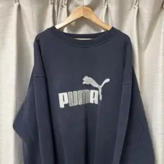 PUMA ネイビー ロゴ入り スウェット　最終値下げ