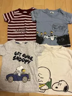 スヌーピー Tシャツ4枚セット　95