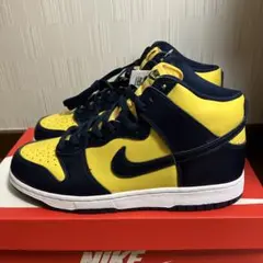 NIKE DUNK HIGH SP MICHIGAN ダンク ミシガン 紺黄のサムネイル