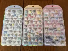 サンリオ　コットンパフィーシール　3枚