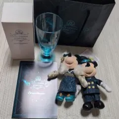 東京ディズニーシー 25周年 S.S.コロンビア ぬいバ グラスセット