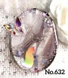 ハンドメイドレジンヘアゴム・ブローチ・ネックレス・ホルダーNo.632