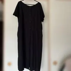 スタジオクリップ　ワンピース　リネン混　半袖 2way