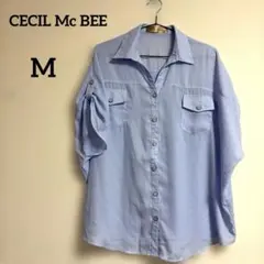 CECIL Mc BEE 水色 トップス M