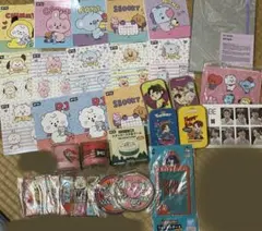 BT21 グッズ まとめ売り タオル アクリルスタンド バック 缶バッジなど