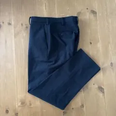 【美品】ユニクロ 感動パンツ ウエスト73cm すそ67cm ネイビー