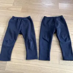 UNIQLO ブラックパンツ 裏起毛　90サイズ