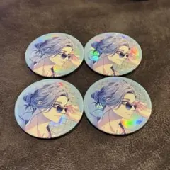 泡沫のユークロニア リコビッツフェスタ リコフェス オーロラ缶バッジ