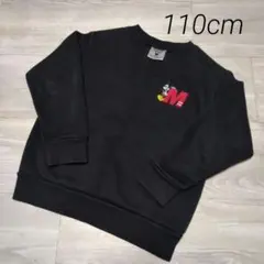 Disney ミッキーマウス トレーナー ブラック 110cm