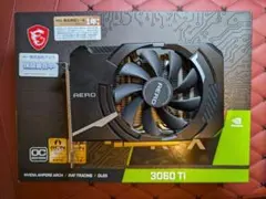 MSI RTX3060Ti AERO ITX 8G OC 箱付 動作テスト確認済