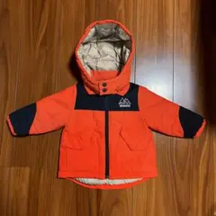 BREEZE 90 オレンジ　フード付きダウン