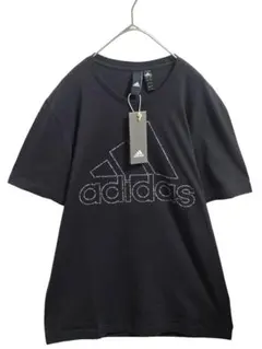【新品・希少】アディダス ビッグロゴ Tシャツ L デッドストック 3ストライプ