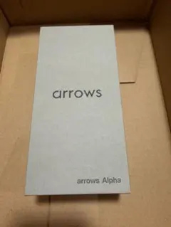【新品未開封】arrows Alpha m08 Whiteのサムネイル