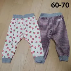 ベビー用レギンス 60-70サイズ 2点セット