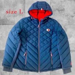 美品　TOMMY HILFIGER ダウンジャケット キルティング　ネイビー