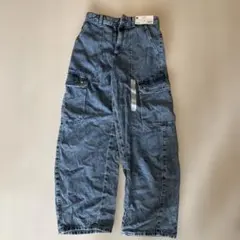GU バレルレッグカーゴジーンズ Sサイズのサムネイル