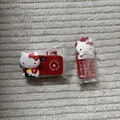 ハローキティ　なつかしアイテムミニチュアコレクション　電卓　カメラ2個セット⑤