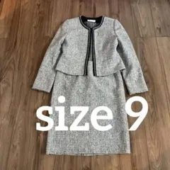 グレー系ツイード風スーツセット