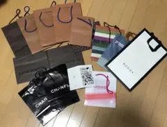 ブランド紙袋　まとめ売り　紙袋　ショッパー　ブランド　シャネル　グッチ