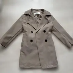 H&M ベージュ ダブルブレストジャケット 104