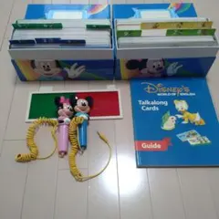 【美品】DWE Disney Talkalong Cards 1&2 510枚 Rare Disneys World of English Talkalong Cards Chinese 2 Box Set