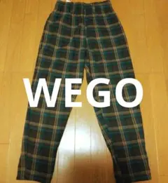 WEGO レディース 秋色 チェック柄 カジュアルパンツ