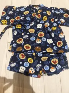 それいけアンパンマン甚平 80cm ネイビー