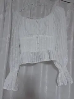 SpRay オフショルリボンブラウスのサムネイル