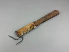 稽古具 鉄味良い手慣らし鉄扇 長尺（鉄鞭十手手裏剣手の内寸鉄護身具兜