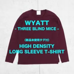 〈新品未使用タグ付〉WYATT ロングスリーブTシャツ バーガンディー 1のサムネイル