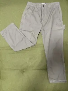HELMUT LANG フリンジ ペインターパンツ カーキ オリーブのサムネイル