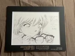 劇場版 名探偵コナン 黒鉄の魚影 サブマリン 複製原画 灰原哀 額縁付き