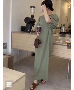 バルーンスリーブワンピース