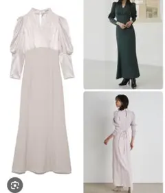 snidel ♥︎ 新品 / パフスリーブスイッチングワンピース