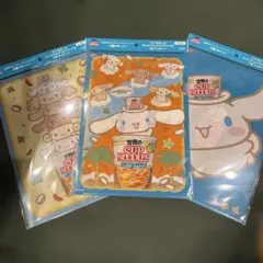 シナモロール　オリジナルクリアファイル　日清カップヌードルシリーズ