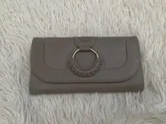 SeeByChloe 長財布 HANAグレージュ