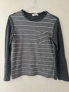 COMME CA FILLE ストライプ Tシャツ 140A 日本製