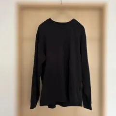 UNIQLO エアリズム　長袖Tシャツ　サイズL 色ブラック　古着のサムネイル
