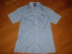 美品★レディースSサイズ7R★ランズエンドLANDS END 半袖シャツ
